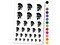 Ancient Greek Roman Spartan Helmet Temporary Tattoo Water Resistant Fake Body Art Set Collection
